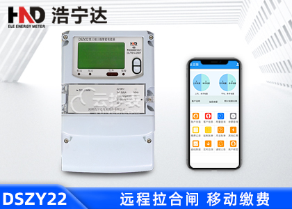 廣東浩寧達(dá)DSZY22三相三線預(yù)付費(fèi)電能表